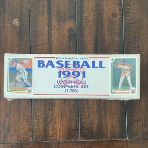 Upper Deck Baseball Card Set - White
